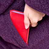 6 of 6:LUIGI SLIM CARD CASE W/ZIP COIN POCKET