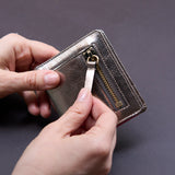 3 of 6:JEN METALLIC SNAP EVENING WALLET