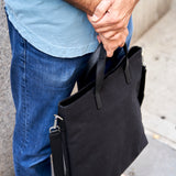 7 of 10:AUBREY UNISEX CANVAS TOTE
