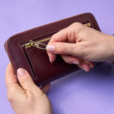 5 of 8:MADISON SINGLE ZIP WALLET