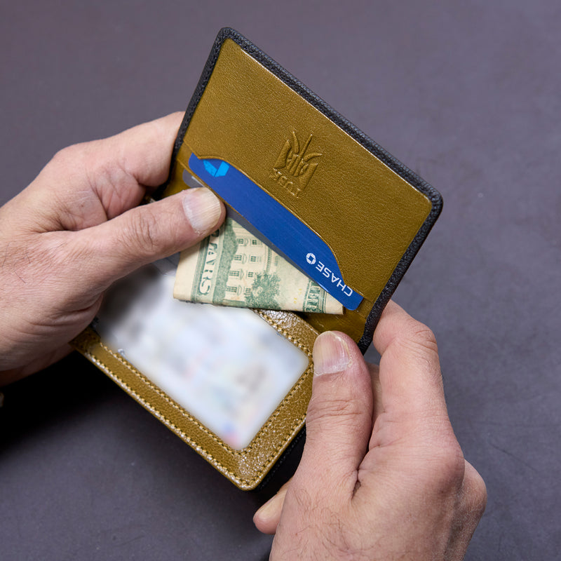 BRAD CARD CASE WITH GUSSET