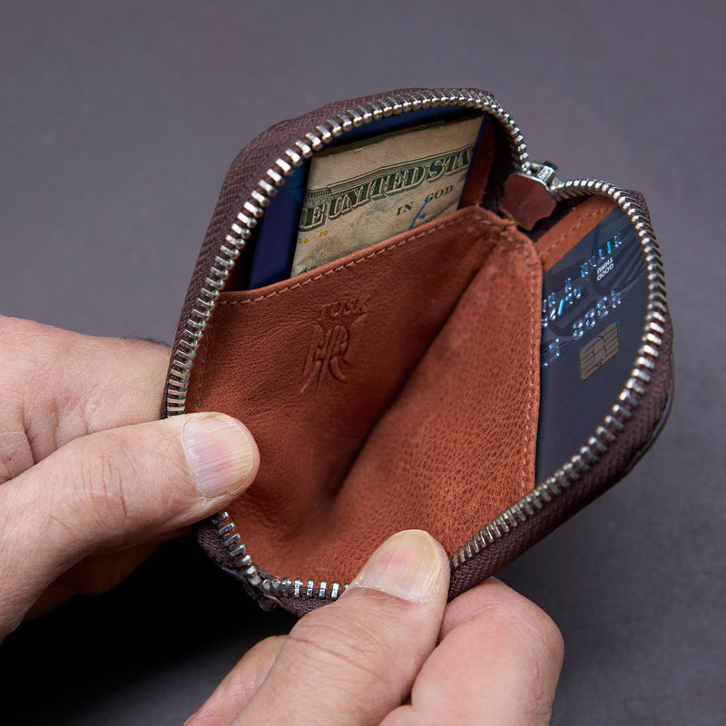 BRAD SMALL ZIP CARD WALLET