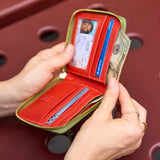 6 of 39:LUIGI MEDIUM ZIP AROUND WALLET