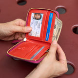 28 of 39:LUIGI MEDIUM ZIP AROUND WALLET