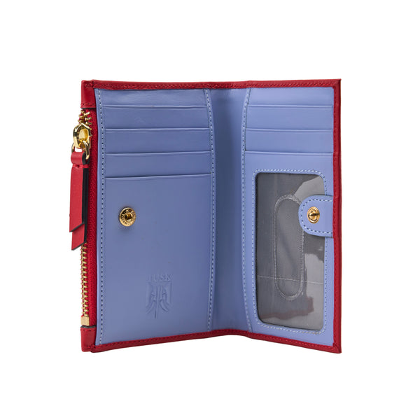 LUIGI SLIM CARD CASE W/ZIP COIN POCKET