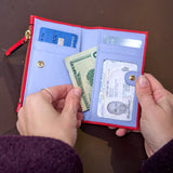 5 of 6:LUIGI SLIM CARD CASE W/ZIP COIN POCKET