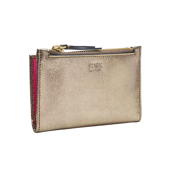JEN SLIM CARD CASE W/ZIP COIN POCKET