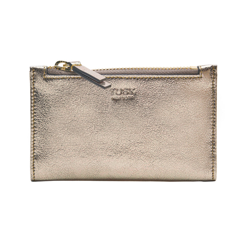 JEN SLIM CARD CASE W/ZIP COIN POCKET