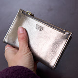 2 of 7:JEN SLIM CARD CASE W/ZIP COIN POCKET