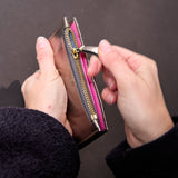 4 of 7:JEN SLIM CARD CASE W/ZIP COIN POCKET