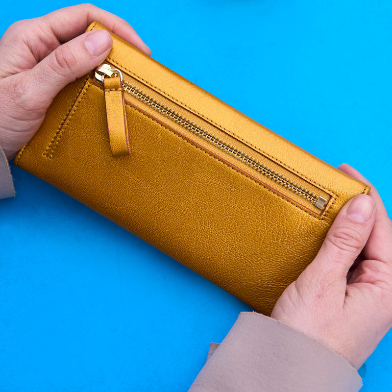 LUIGI FLAP OVER CLUTCH WALLET