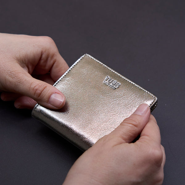 JEN METALLIC SNAP EVENING WALLET