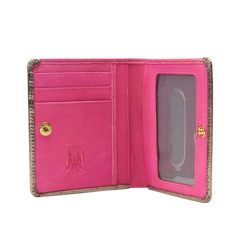 JEN METALLIC SNAP EVENING WALLET