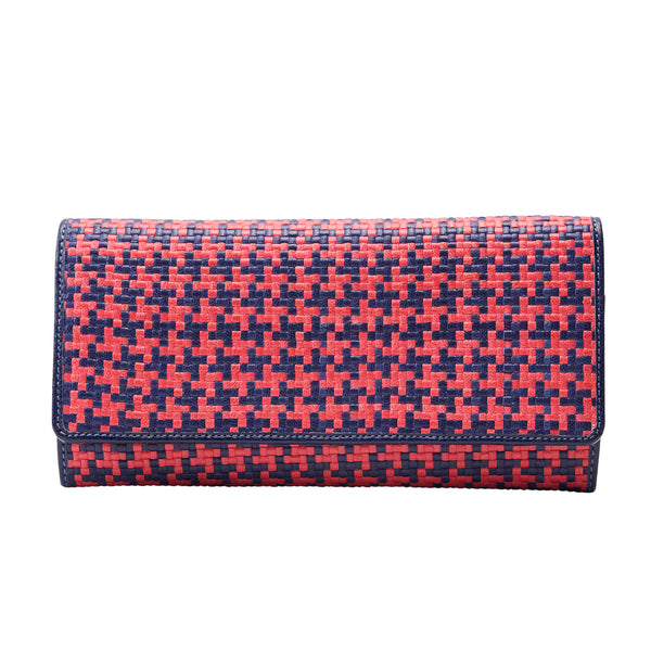 JEN WOVEN ACCORDION WALLET