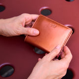 2 of 9:LUIGI METALLIC MEDIUM EVENING WALLET