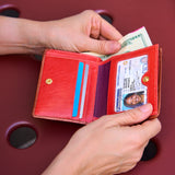 5 of 9:LUIGI METALLIC MEDIUM EVENING WALLET