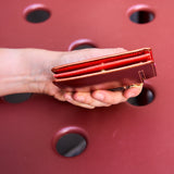 4 of 9:LUIGI METALLIC MEDIUM EVENING WALLET