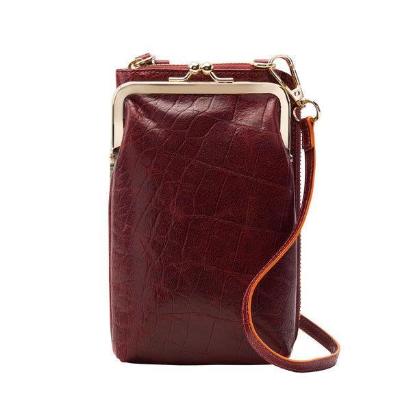 MATERA FRAMED CELLPHONE CROSS BODY BAG