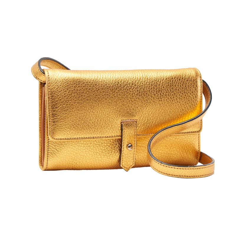 LUIGI METALLIC ELEANOR CROSS BODY