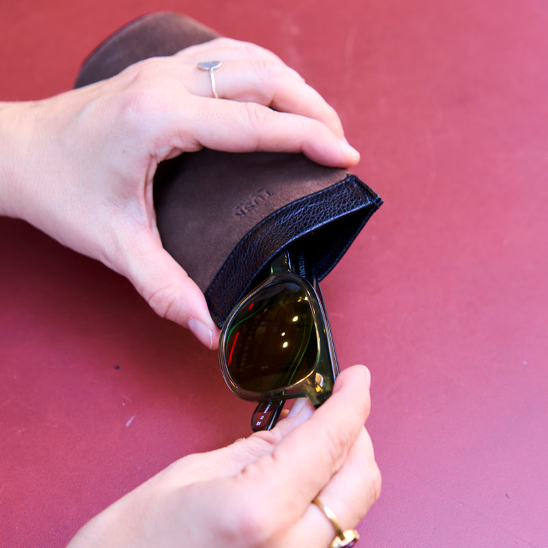 JEN SUEDE EYEGLASS CASE