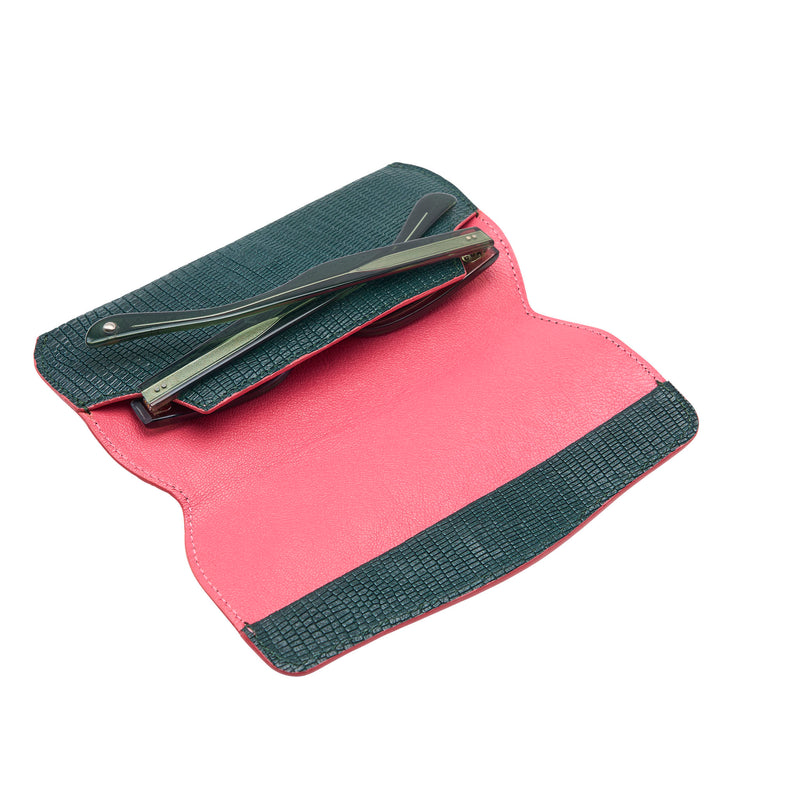 LUIGI FLAP-OVER EYEGLASS CASE