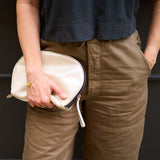 2 of 18:JEN LARGE CLAM SHAPE COSMETIC CASE