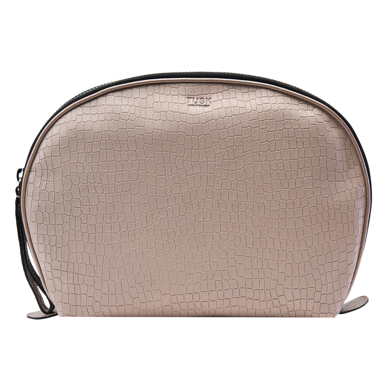 JEN LARGE CLAM SHAPE COSMETIC CASE