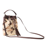 6 of 6:KIRSO HAIRCALF BUCKET BAG
