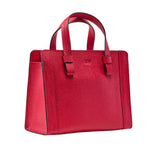 4 of 10:Red handbag on a white background
