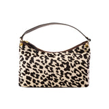 10 of 17:Leopard print handbag with a black handle on a white background