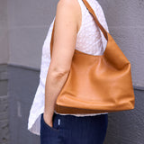 7 of 11:ASCOT DEEDEE SLOUCHY LEATHER HOBO