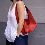 12 of 15:LUIGI DEEDEE SLOUCHY LEATHER HOBO