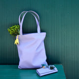 2 of 3:tusk-9940-pebblegrain-leather-tote-bag-lavender-still-01 - LAVENDER
