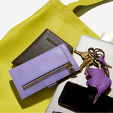 3 of 6:tusk-9940-pebblegrain-leather-tote-bag-lime-still-03 - LIME