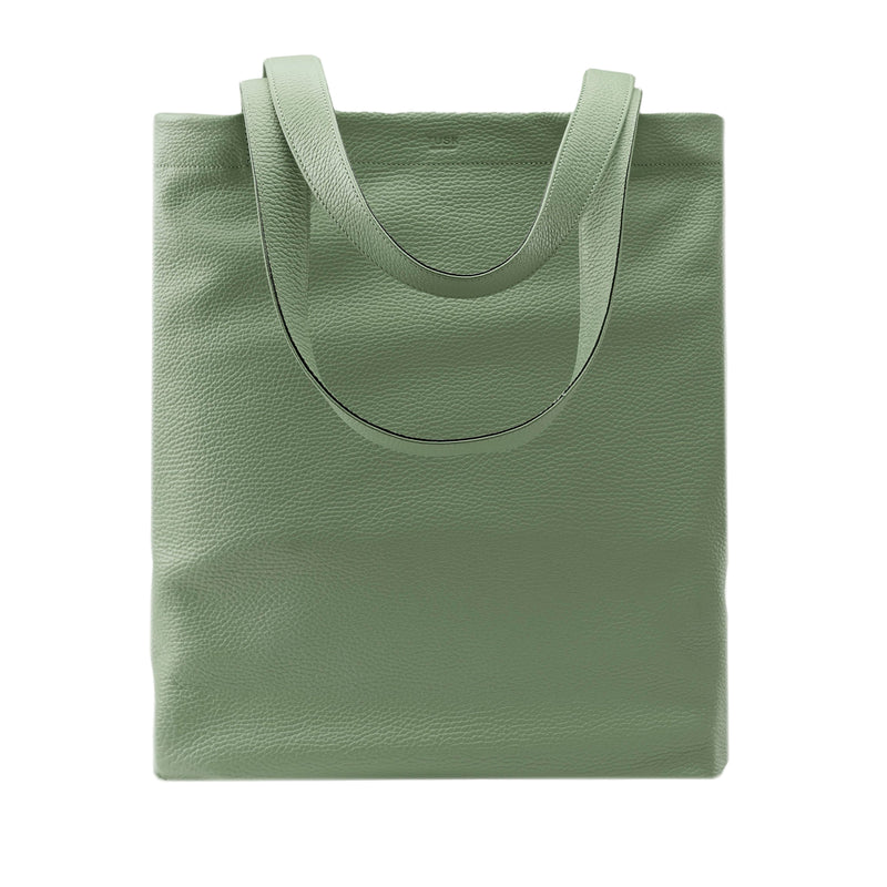 tusk-9940-pebblegrain-leather-tote-bag-sage-front- SAGE